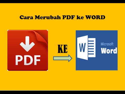 cara merubah word ke pdf